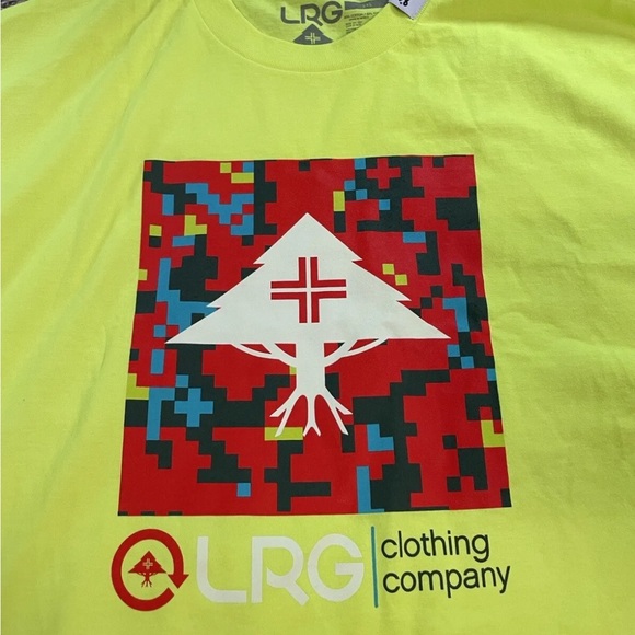 LRG men’s XL graphic all cotton t-shirt. New with tags. Bright! - Picture 1 of 4